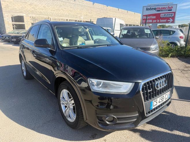 Audi Q3 2.0 TDI 177 SPORT DESIGN QUATTRO S TRONI Noir de 2013
