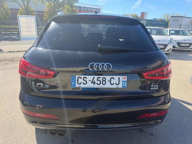 Audi Q3 2.0 TDI 177 SPORT DESIGN QUATTRO S TRONI Noir de 2013