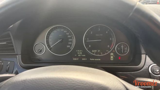 BMW Serie 5 TOURING 2.0 520 D 185 LUXE BVA OK Noir de 2012