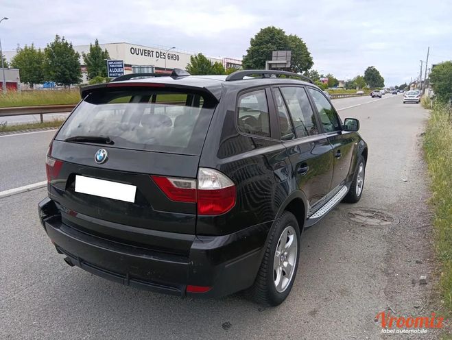BMW X3 2.0 D 175 CONFORT XDRIVE BVA Noir de 2008