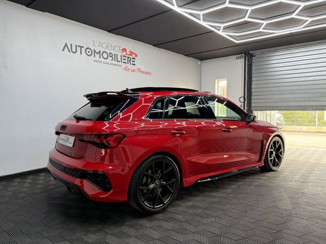 Audi RS3 (8Y) SPORTBACK QUATTRO 400Ch - GARANTIE  Rouge de 2023