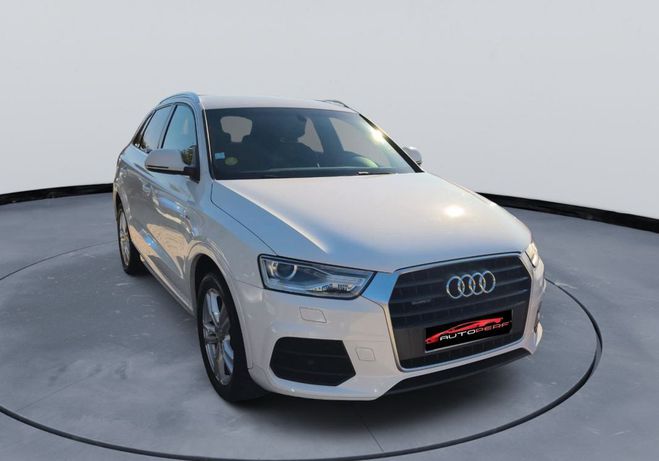 Audi Q3 2.0 TDI 150 Quattro S Tronic Line Blanc de 2015