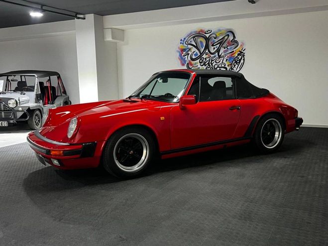Porsche 911 3.2L - 231 TYPE G Carrera ROUGE INDIEN de 1986
