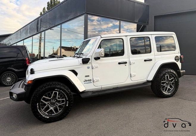 Jeep Wrangler Unlimited Overland 4xe 380 ch TVA R�cup� Blanc de 2022
