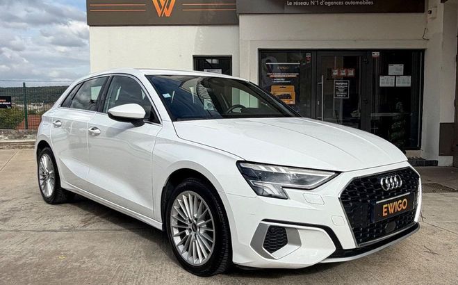 Audi A3 Sportback iv 30 tfsi mhev 110 design s t Blanc de 2021