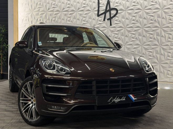 Porsche Macan Turbo 3.6l 400cv / Marron / beige / Bose MARRON de 2014