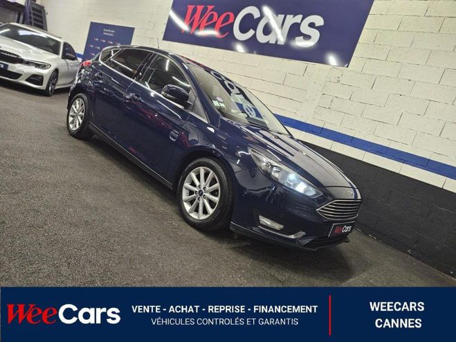 Ford Focus 1.0 EcoBoost 125ch Titanium BLEU FONCE de 2016