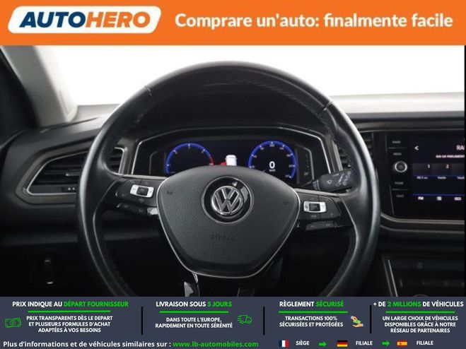 Volkswagen T Roc 1.6 TDI 115 BVM Blanc M�tallique de 2019