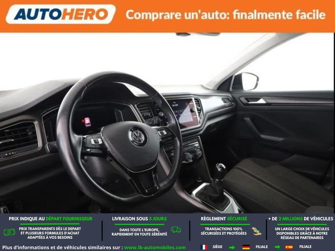 Volkswagen T Roc 1.6 TDI 115 BVM Blanc M�tallique de 2019