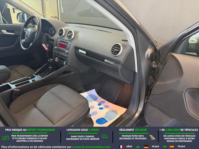 Audi A3 1.6 TDI 105 Gris M�tallique de 2012