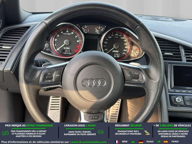 Audi R8 V10 5.2 FSI 525 Quattro  BVA Noir M�tallique de 2012