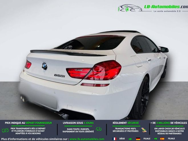 BMW Serie 6 650i 450 ch Blanc de 2016