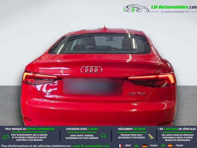 Audi A5 40 TDI 190 BVA Rouge M�tallique de 2020