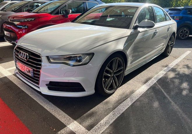 Audi A6 Berline 2.0 TDi 190ch S Line Quattro STr Blanc de 2017