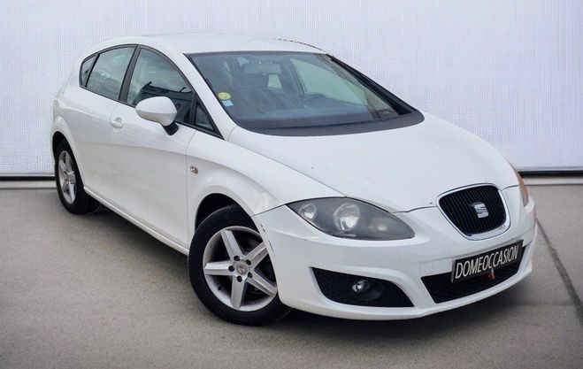 Seat Leon 1.6 TDI 105 CH REFERENCE Blanc de 2010
