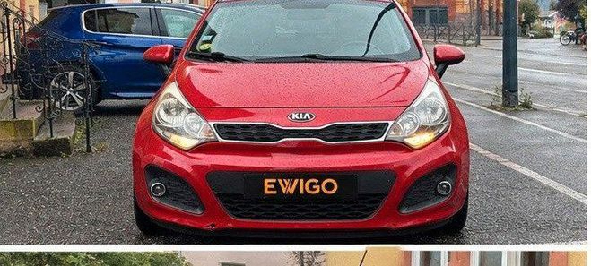 Kia Rio 1.4 crdi 90 active-climatisation-garanti Rouge de 2013
