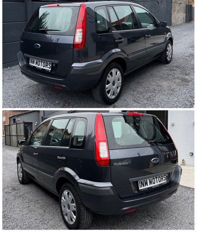 Ford Fusion 1.6 16v 100 ch automatique ? 103 000 km  Gris de 2008