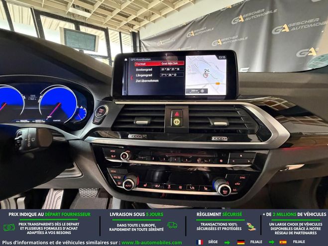 BMW X3 xDrive30d 265ch BVA Noir M�tallique de 2018