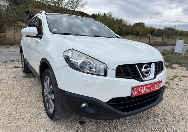 Nissan Qashqai dci 130 cv TEKNA 4 WD & Toit panoramique Blanc de 2012
