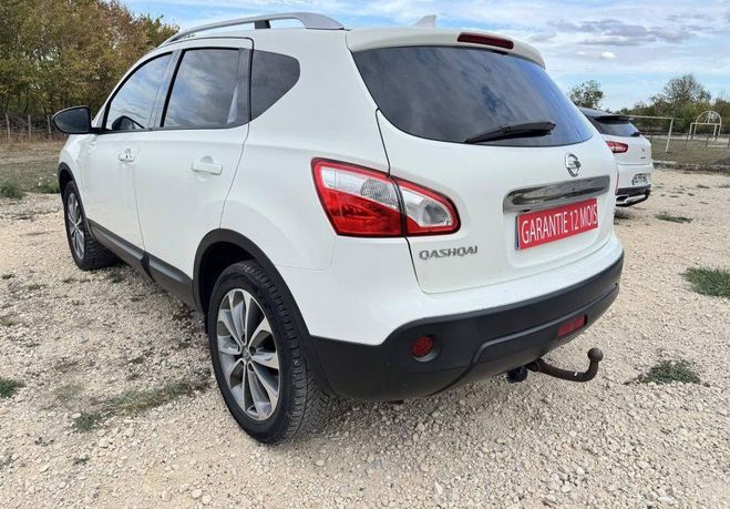 Nissan Qashqai dci 130 cv TEKNA 4 WD & Toit panoramique Blanc de 2012