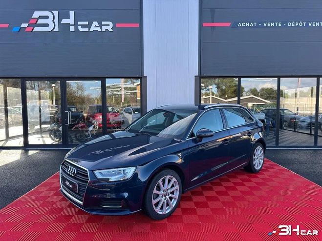 Audi A3 SPORTBACK 1.0 TFSI 115 DESIGN LUXE Bleu de 2018