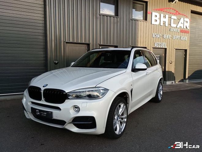 BMW X5 M50D 381CV BVA8 M-SPORT XDRIVE TOIT OUVR Blanc de 2014
