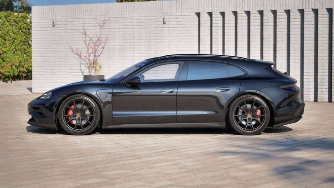 Porsche Taycan 4S Sport Turismo 105 kWh-PERF BATT -CHRO Noir M�tallis� de 