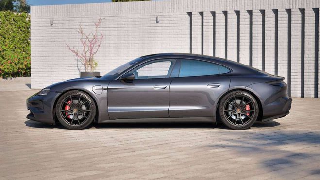Porsche Taycan 4S 105 kWh-PERF BATT -CHRONO-AIR SUSP-SP Gris M�tallis� de 