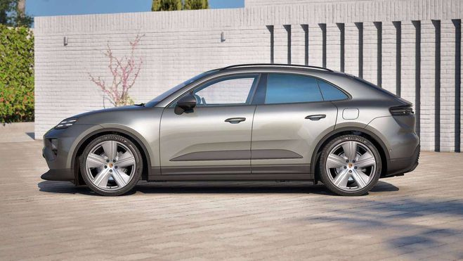 Porsche Macan 4 EV 300KW-408PK-LEDER-INNO-PASM-SPORT S Vert M�tallis� de 