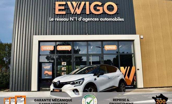 Renault Captur 1.6 E-TECH 90ch PHEV HYBRID 9.8KWH INTEN Blanc de 2021