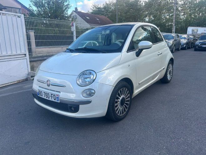 Fiat 500 1.2 8V 69 ch Lounge Blanc de 2011