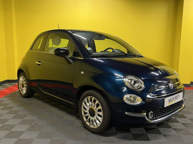 Fiat 500 1.2i - 69 cv Lounge Clim - R�gulateur BLEU FONCE de 2019