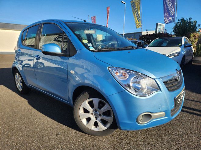 Opel Agila 1L 65CH MINISPACE ESSENCE Bleu de 2009