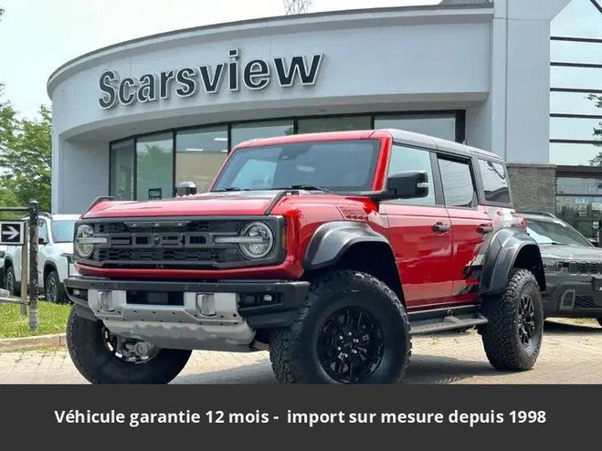 Ford Bronco raptor 4x4 Rouge de 2023