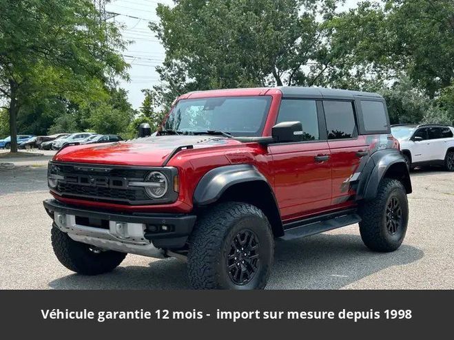 Ford Bronco raptor 4x4 Rouge de 2023