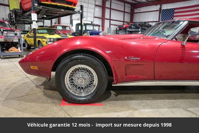 Chevrolet Corvette C3 1976 cabriolet 350 ci v8 Rouge de 1976