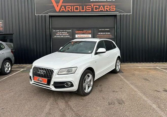 Audi Q5 3.0 V6 TDI 240CH FAP S LINE QUATTRO TRON Blanc de 2012