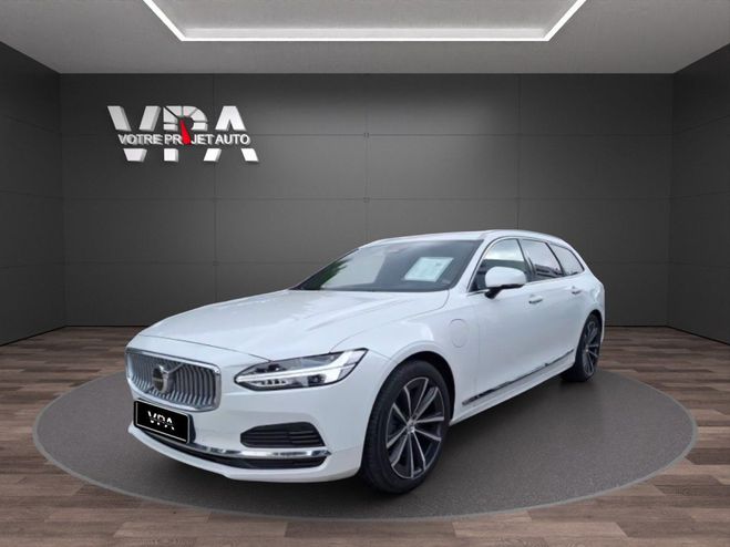 Volvo V90 T6 AWD Recharge 341 ch ? Harman Kardon S Blanc de 2021