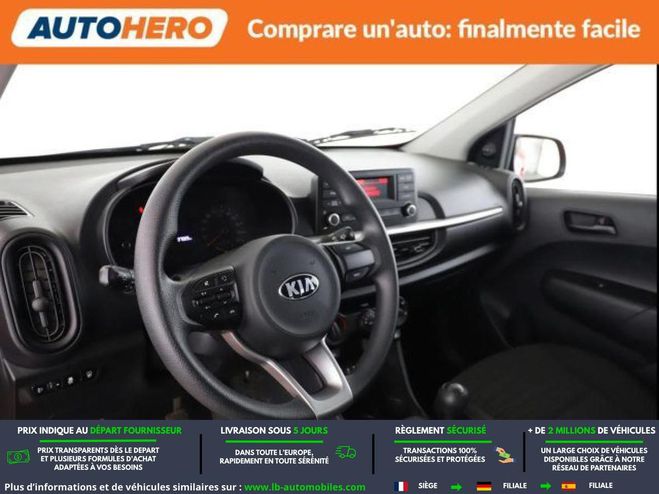 Kia Picanto 1.0 MPi 67 ch BVM Rouge M�tallique de 2019