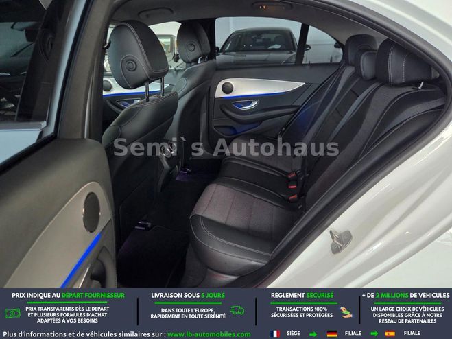 Mercedes Classe E 200 BVA Blanc de 2016