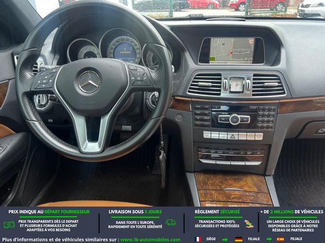 Mercedes Classe E 200 BVA Noir M�tallique de 2016
