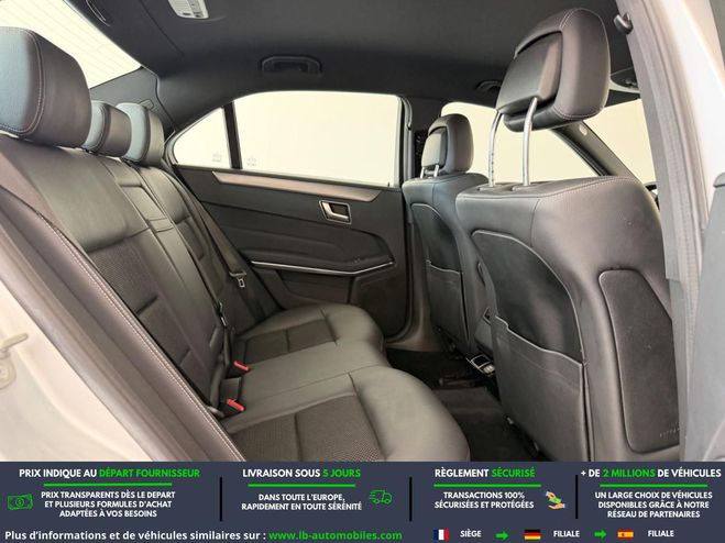 Mercedes Classe E 200 BVA Argent� M�tallique de 2013