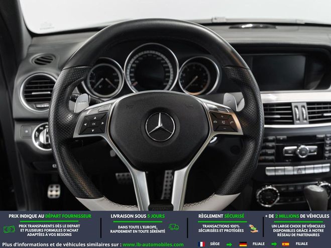 Mercedes Classe C 63 AMG A Noir Mate de 2012