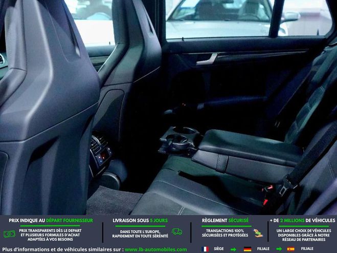 Mercedes Classe C 63 AMG A Noir M�tallique de 2014