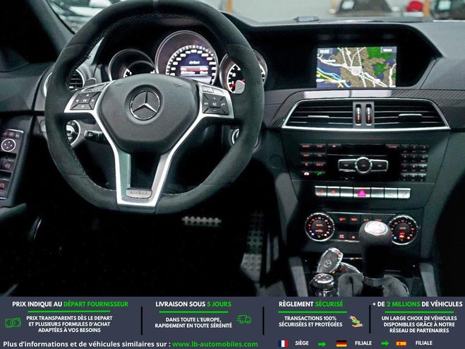 Mercedes Classe C 63 AMG A Noir M�tallique de 2014