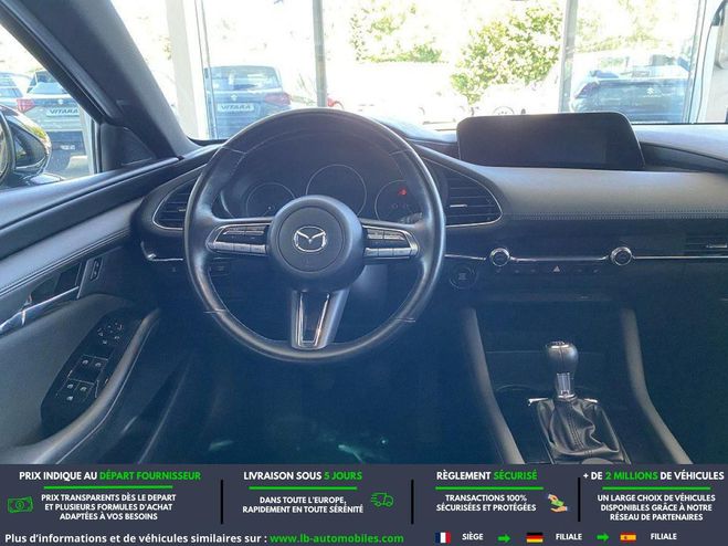 Mazda 3 2.0L e-SKYACTIV-G 122 ch BVM Noir M�tallique de 2021