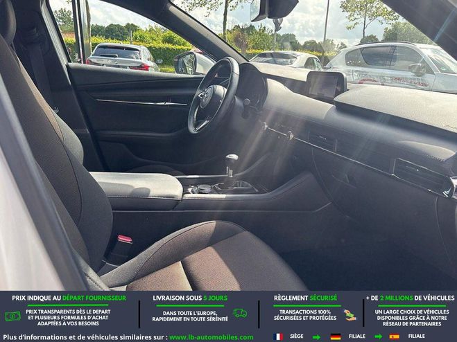 Mazda 3 2.0L e-SKYACTIV-G 122 ch BVM Blanc de 2021