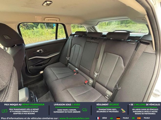 BMW Serie 3 320d 190 ch BVA Blanc de 2020