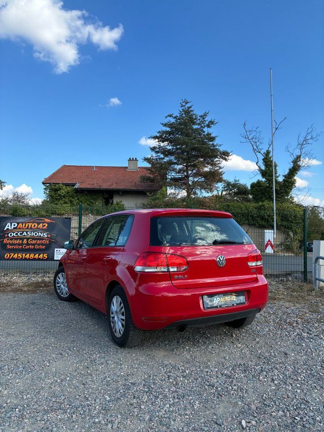 Volkswagen Golf VI 1,2 TSI 105CH TRENDLINE Rouge de 2011