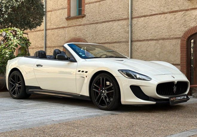 Maserati Grancabrio 4.7 V8 460ch MC STRADALE Blanc de 2014